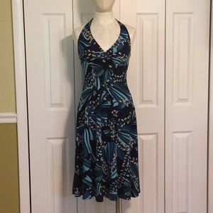 BCBG Paris Floral Halter Dress